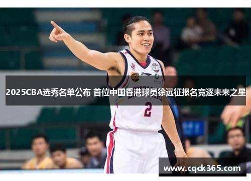 2025CBA选秀名单公布 首位中国香港球员徐远征报名竞逐未来之星